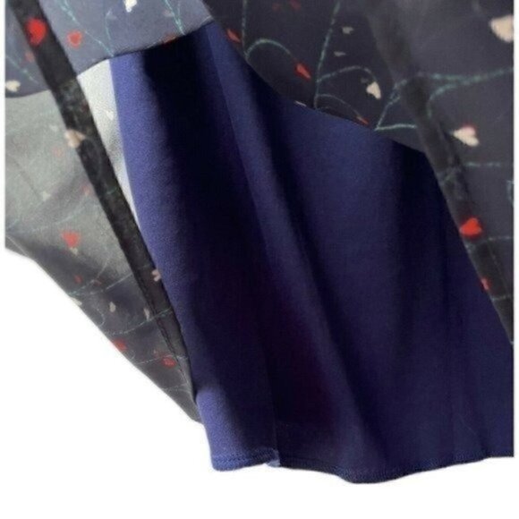 Hanging Hearts Navy Blue Sleeveless Dress Juniors/Women’s Large - Picture 11 of 13